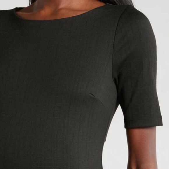 A Pea In The Pod Textured Black Maternity Dress size M - Picture 3 of 15